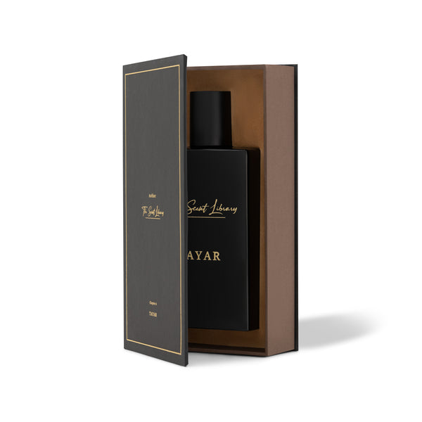 Tayar Perfume Bottle in packaging