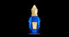 Torino 23 full perfume bottle Royal Blue with gold label marked X (Xerjoff) and a golden top cover