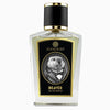 The Zoologist Beaver bottle, with a black cap, showcases an illustration of a beaver in formal attire on the label. This distinctive fragrance melds woody musks and musky castoreum to evoke the natural habitat of its namesake.