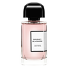 Clear glass bottle with a black cap contains pink perfume. The label reads "Bouquet de Hongrie, Eau de Parfum, 100 ml - 3.4 fl. oz." Perfect for a light dress on a breezy balcony evening. The product is "Bouquet de Hongrie" by BDK Parfums.