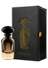 A bottle of Widian 71 Limited stands beside its packaging, a black box with a gold, leaf-like cutout design and the brand name "Widian" written in gold at the bottom. This luxury fragrance epitomizes elegance and sophistication.