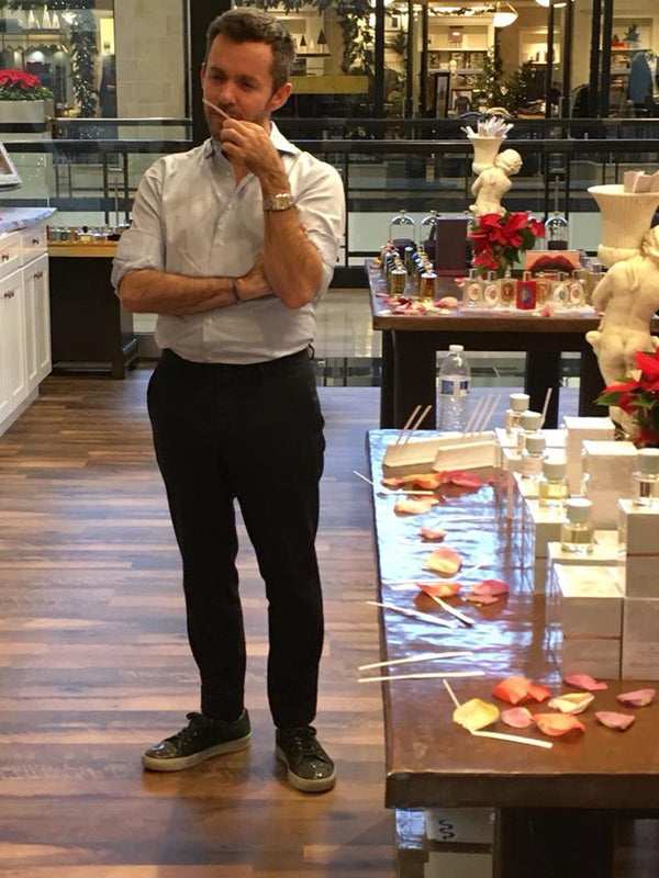 Nick Steward when he first visited Perfumology in 2017