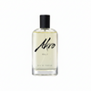 Clear glass bottle of Akro MALT Eau de Parfum with a black spray top and minimalist labeling, exuding a rich whisky fragrance.