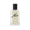 A clear bottle of BAKE Eau de Parfum by Akro features a black cap and a minimalist design. The label showcases the brand name "Akro" and the product name "BAKE" in black text, hinting at a delightful lemon cupcake fragrance.