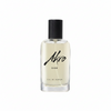 A transparent bottle of Akro DARK eau de parfum with a black cap and black text on the front, exuding a dark chocolate fragrance that captures mature sensuality.