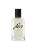 A clear glass bottle of Akro INK Eau de Parfum with a black cap and minimalist label, exuding a tattoo fragrance that captures the essence of black ink.