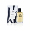 Bottle of Akro's AWAKE Eau de Parfum, 100ml, next to its packaging. The box and bottle feature a black and white design with the word "AWAKE" prominently displayed. This unisex perfume encapsulates the bold essence of a coffee fragrance.
