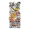 Illustrated perfume label for "Another Kiss by the Fireside" by 4160Tuesdays featuring oranges, flowers, and a stone basket design, capturing the essence of a Floral Fougere blend.