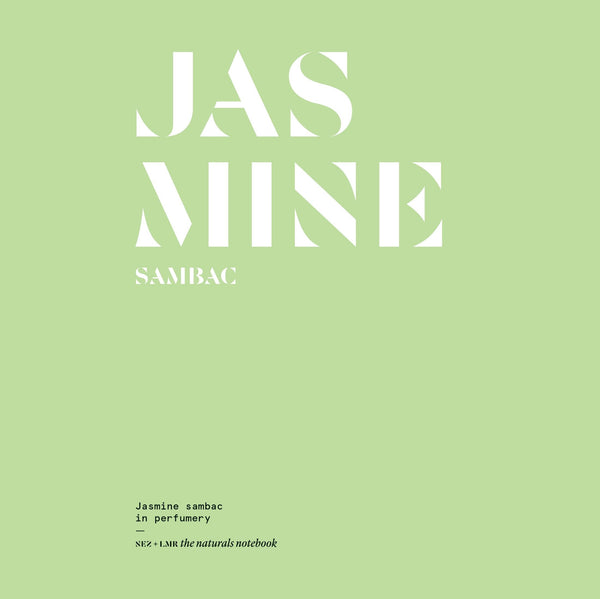 Jasmine sambac booklet cover with large title text and small branding line