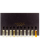 A set of 16 small fragrance vials, including the exotic Montecristo and refreshing Terralba, sits in front of a dark box labeled "Masque Milano Opera Collection Discovery Kit.