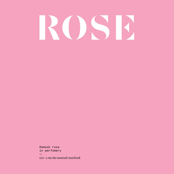 Nez Editions Rose book cover with large “ROSE” title on pink background.