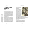 Nez Editions Rose book spread titled “AN OVERVIEW OF ROSE” with right-side illustration.