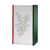 A box of Naxos by Xerjoff perfume, adorned with a front illustration framed in red, white, and green hues evocative of Mediterranean landscapes. The 3.4 fl. oz bottle captures the lively essence of Sicily's citruses.